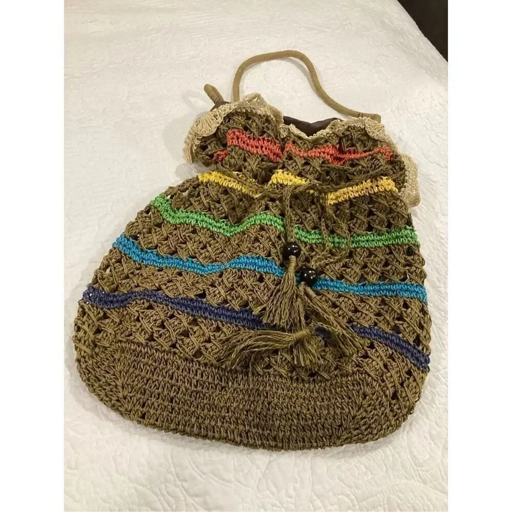 Sun N Sand Natural Large Bucket Bag